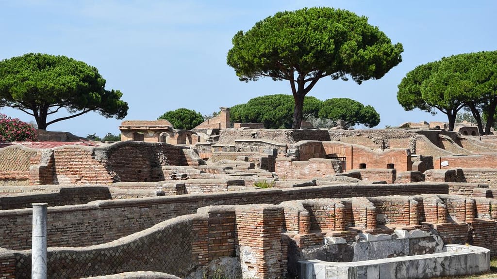 Ancient Roman port Ostia Antica