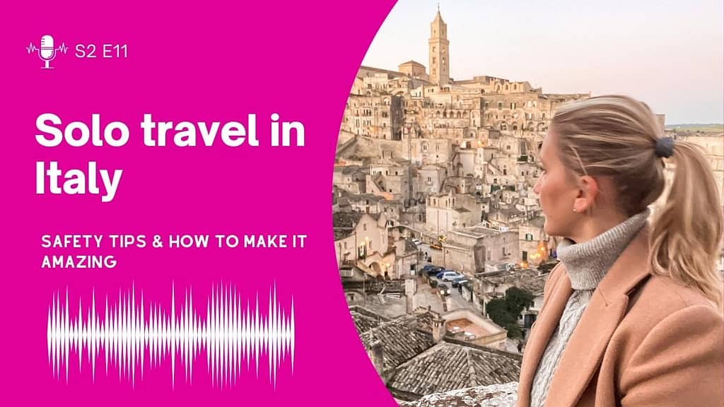 solo travel in Italy