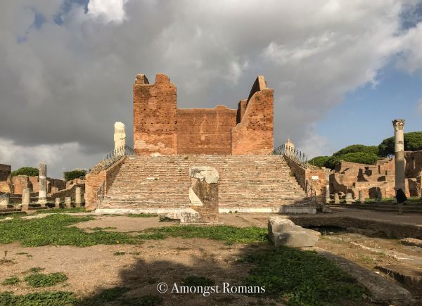 building ruin in Ostia Antica